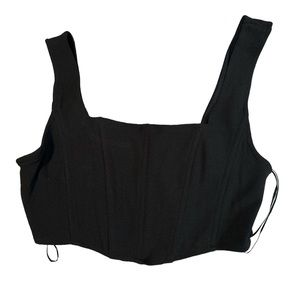 Black FaahionNova Crop Top